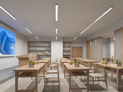 现代手工教室3D模型下载